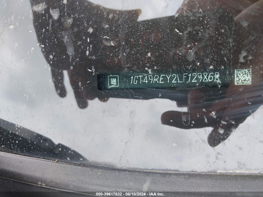 2020 GMC Sierra 2500Hd VIN: 1GT49REY2LF129868 Lot: 39617632