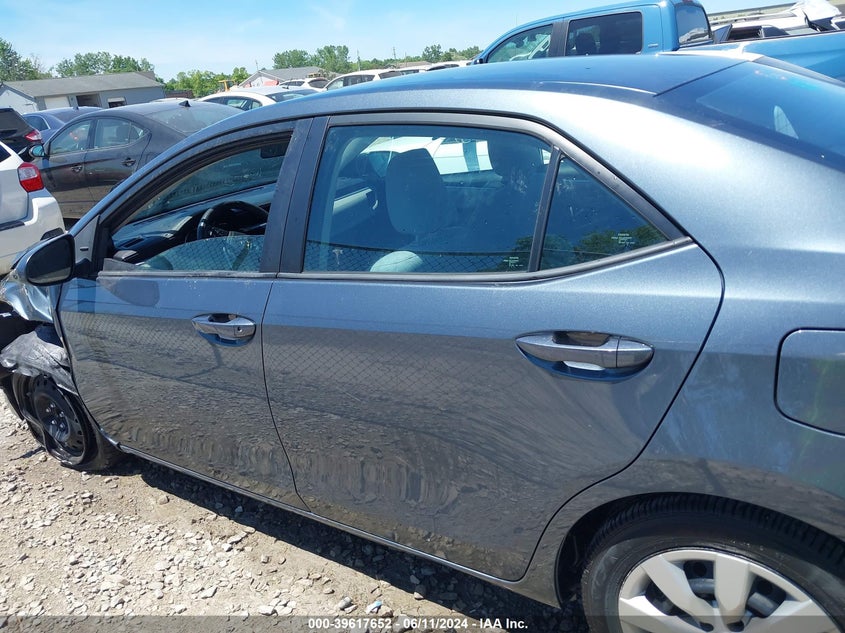 2015 Toyota Corolla Le VIN: 2T1BURHE4FC247098 Lot: 39617652