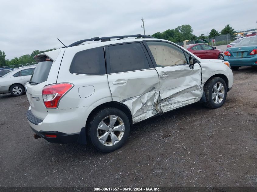 2015 Subaru Forester 2.5I Limited VIN: JF2SJAHC8FH585318 Lot: 39617657