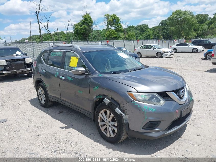 2014 Nissan Rogue S/Sl/Sv VIN: 5N1AT2MV3EC835945 Lot: 39617663