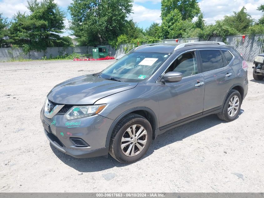 2014 Nissan Rogue S/Sl/Sv VIN: 5N1AT2MV3EC835945 Lot: 39617663