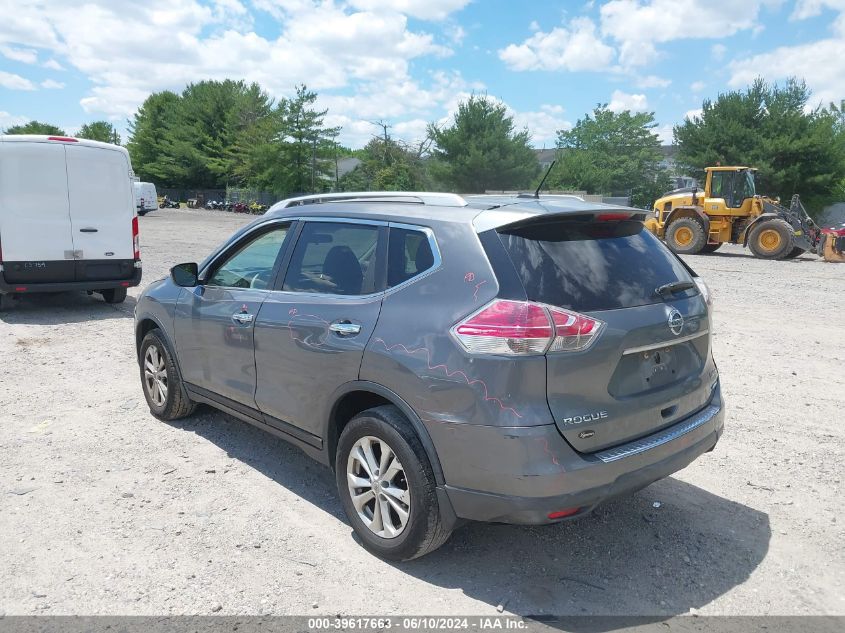 2014 Nissan Rogue S/Sl/Sv VIN: 5N1AT2MV3EC835945 Lot: 39617663