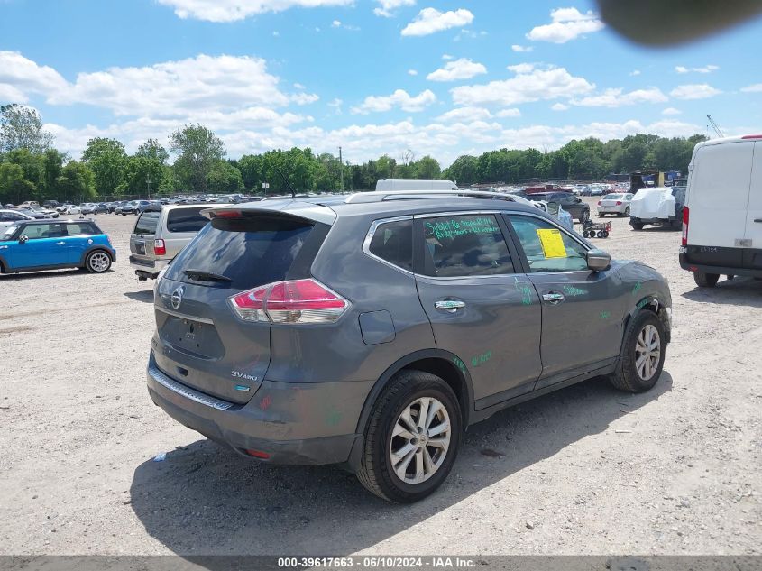 2014 Nissan Rogue S/Sl/Sv VIN: 5N1AT2MV3EC835945 Lot: 39617663