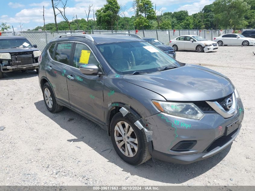 2014 Nissan Rogue S/Sl/Sv VIN: 5N1AT2MV3EC835945 Lot: 39617663