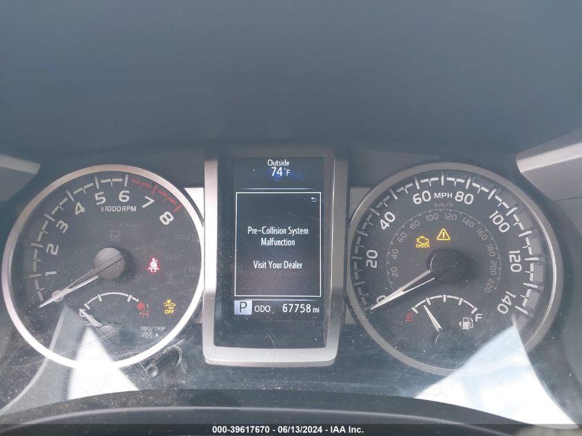 2021 Toyota Tacoma Limited VIN: 3TMGZ5AN2MM388668 Lot: 39617670