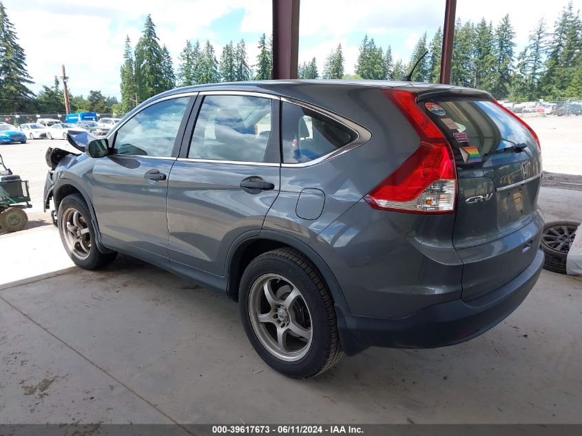 2013 Honda Cr-V Lx VIN: 2HKRM4H31DH627249 Lot: 39617673