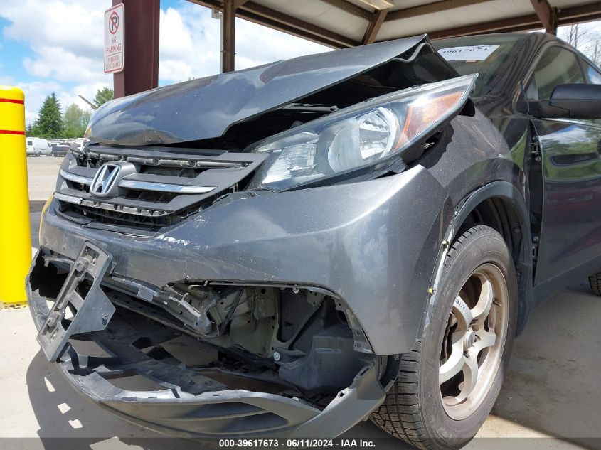 2013 Honda Cr-V Lx VIN: 2HKRM4H31DH627249 Lot: 39617673