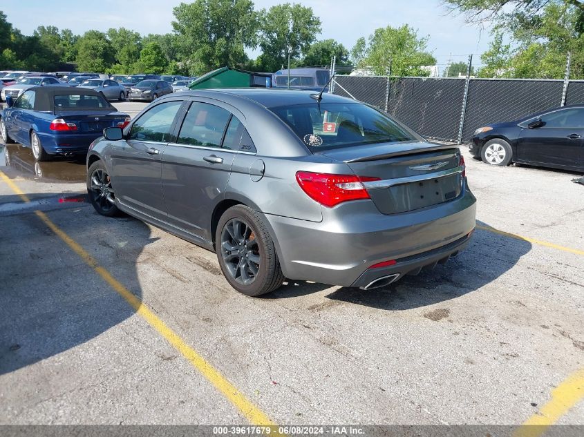 2013 Chrysler 200 Limited VIN: 1C3CCBCG4DN719600 Lot: 39617679