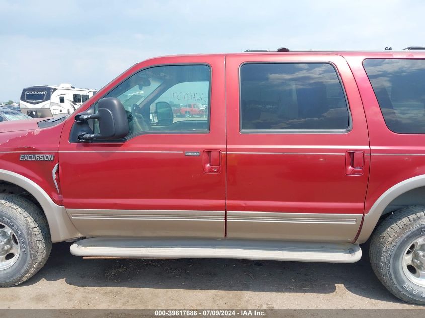 2000 Ford Excursion Limited VIN: 1FMNU4352YEE34235 Lot: 39617686