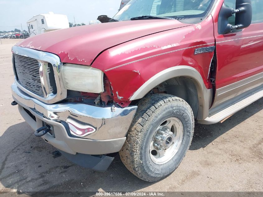 2000 Ford Excursion Limited VIN: 1FMNU4352YEE34235 Lot: 39617686