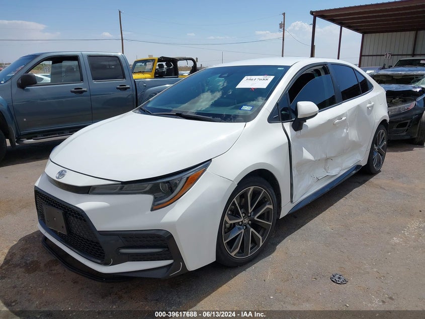 VIN 5YFS4RCE7LP017168 2020 TOYOTA COROLLA SE