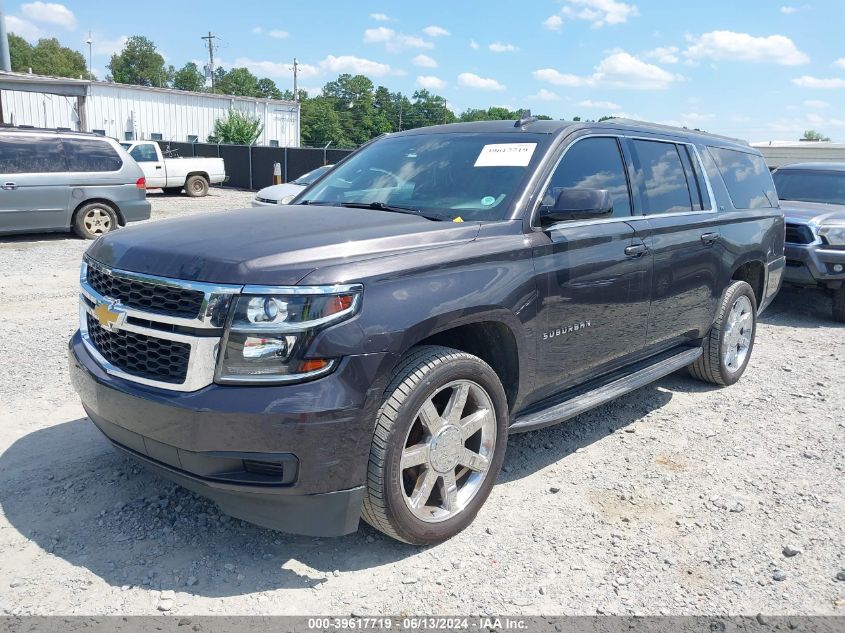 2015 Chevrolet Suburban 1500 Lt VIN: 1GNSCJKC6FR569394 Lot: 39617719