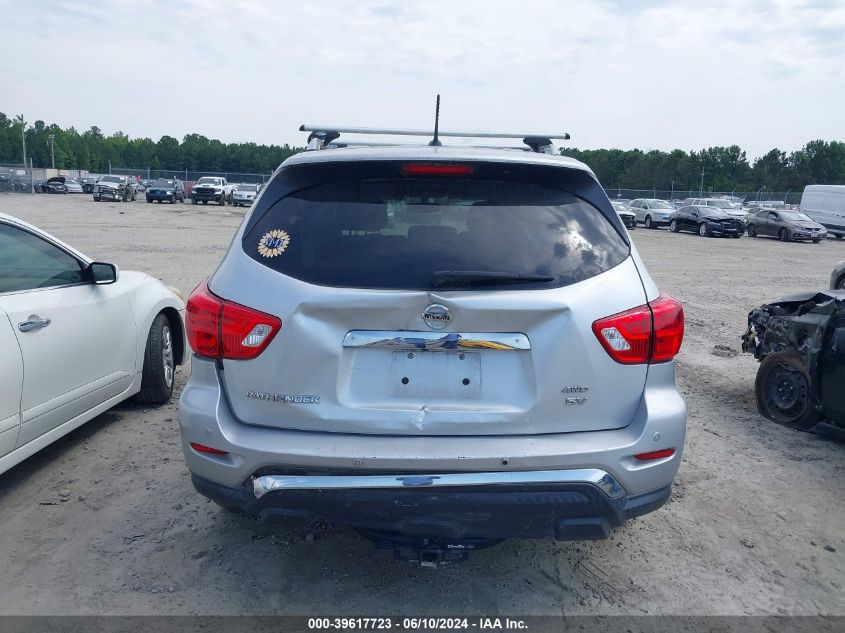 2018 Nissan Pathfinder Sv VIN: 5N1DR2MM6JC646977 Lot: 39617723