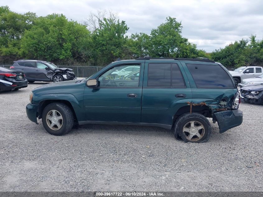 2006 Chevrolet Trailblazer Ls VIN: 1GNDT13S962176593 Lot: 39617722