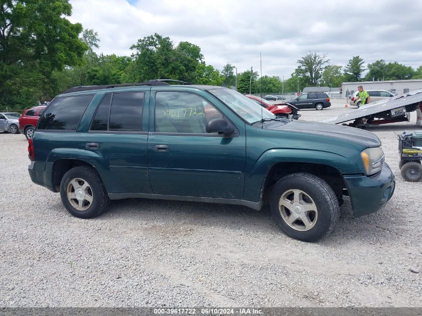 2006 Chevrolet Trailblazer Ls VIN: 1GNDT13S962176593 Lot: 39617722