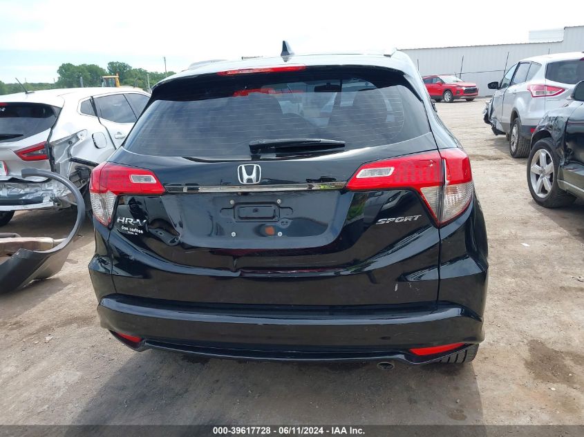 2020 Honda Hr-V 2Wd Sport VIN: 3CZRU5H1XLM704272 Lot: 39617728