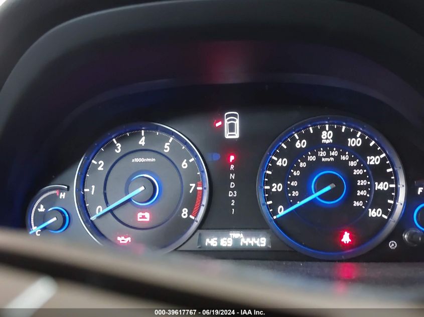 2012 Honda Crosstour Ex-L VIN: 5J6TF1H53CL005398 Lot: 39617767