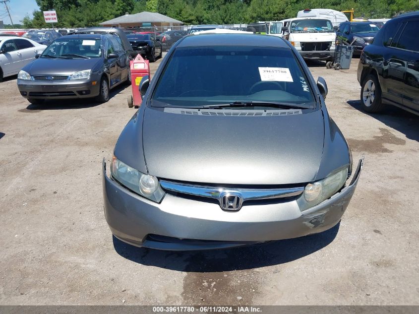 2007 Honda Civic Lx VIN: 1HGFA16527L042647 Lot: 39617780