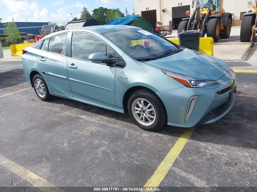 JTDL9RFU3K3012291 | 2019 TOYOTA PRIUS