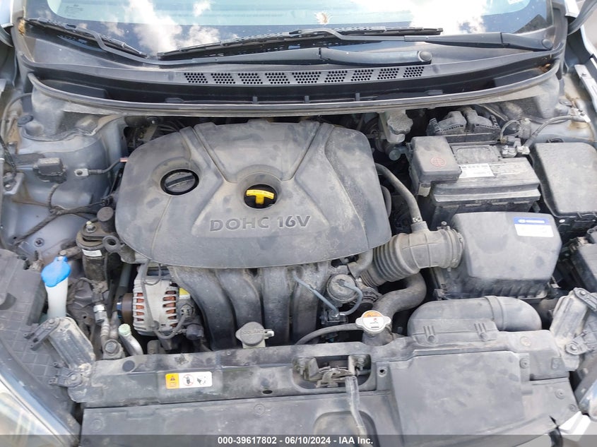 2012 Hyundai Elantra Gls (Ulsan Plant) VIN: KMHDH4AE9CU308613 Lot: 39617802