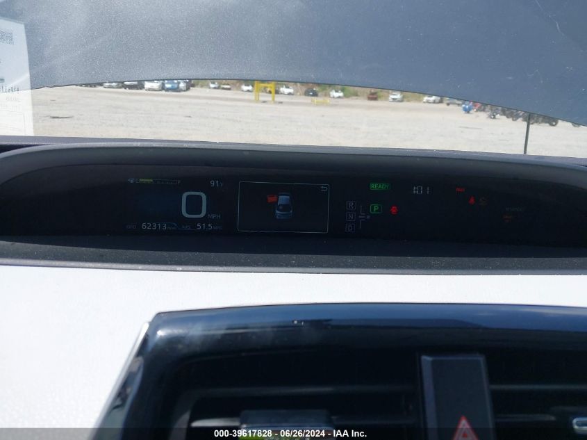 2016 Toyota Prius Two VIN: JTDKBRFU4G3008368 Lot: 39617828