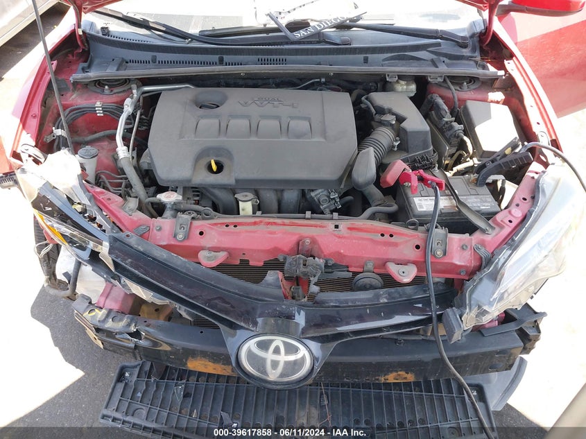 2017 Toyota Corolla Le VIN: 5YFBURHE7HP681048 Lot: 39617858