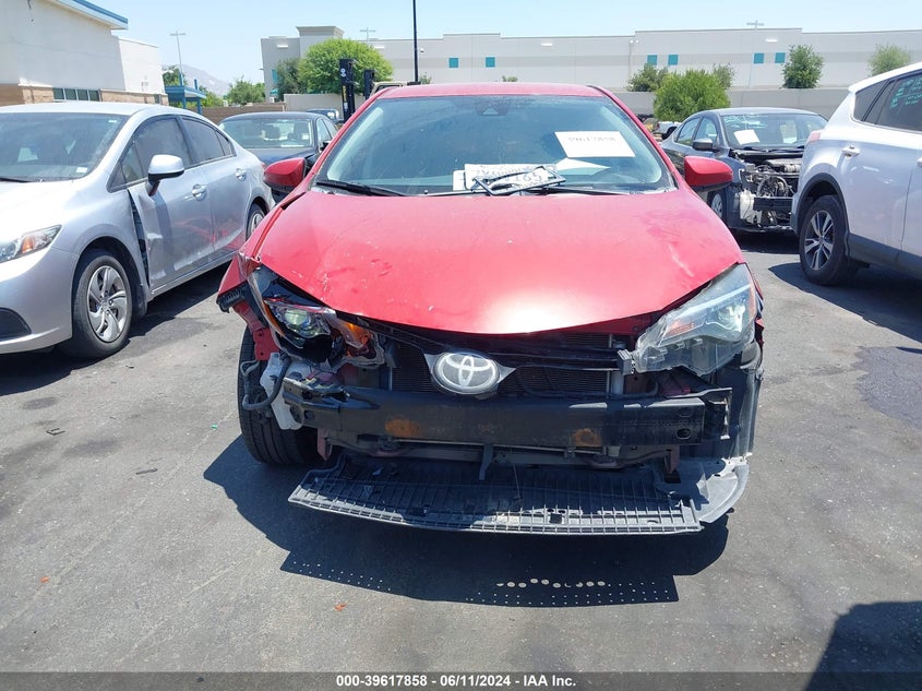 2017 Toyota Corolla Le VIN: 5YFBURHE7HP681048 Lot: 39617858