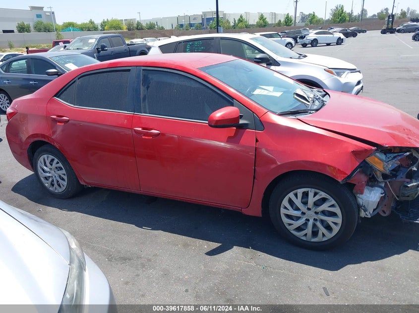 2017 Toyota Corolla Le VIN: 5YFBURHE7HP681048 Lot: 39617858
