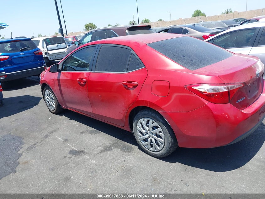 2017 Toyota Corolla Le VIN: 5YFBURHE7HP681048 Lot: 39617858