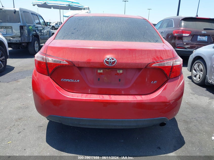 2017 Toyota Corolla Le VIN: 5YFBURHE7HP681048 Lot: 39617858