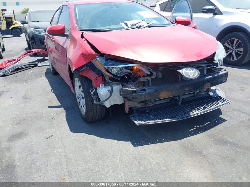 2017 Toyota Corolla Le VIN: 5YFBURHE7HP681048 Lot: 39617858