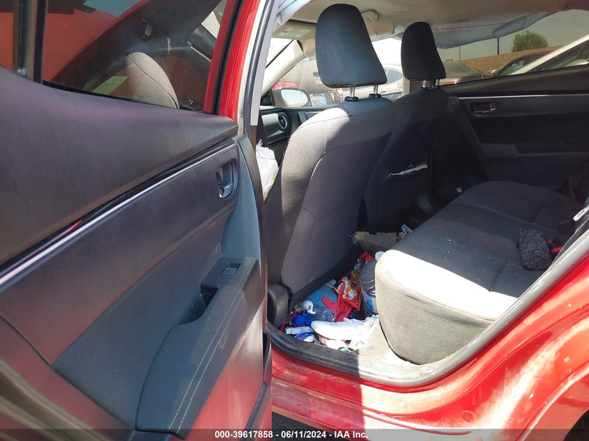 2017 Toyota Corolla Le VIN: 5YFBURHE7HP681048 Lot: 39617858