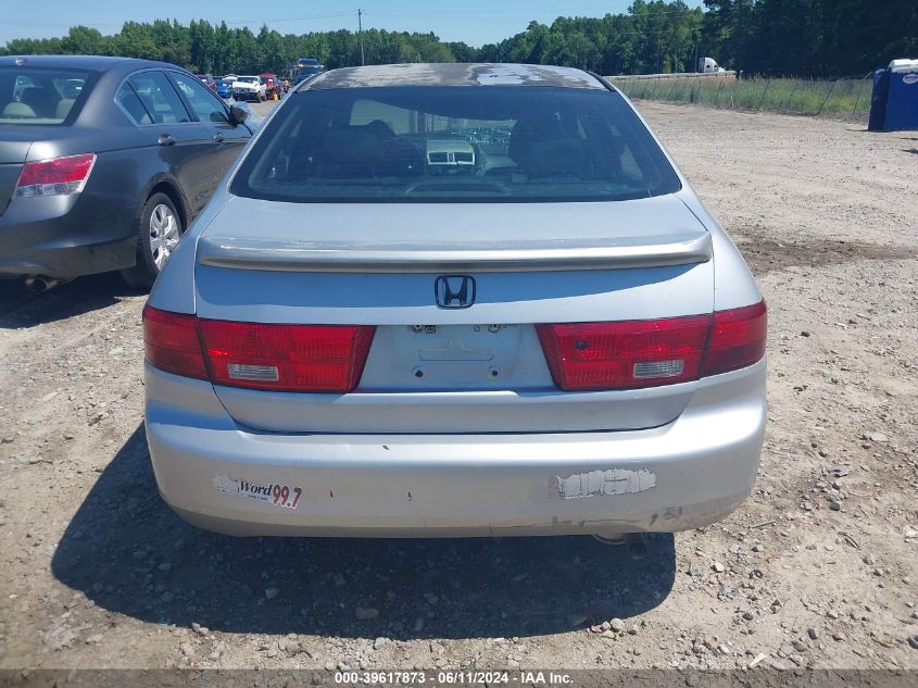 2005 Honda Accord 2.4 Lx VIN: 1HGCM56465A144423 Lot: 39617873