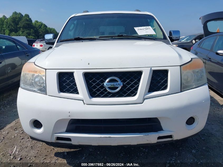 2012 Nissan Armada Sv VIN: 5N1BA0ND4CN606440 Lot: 39617882