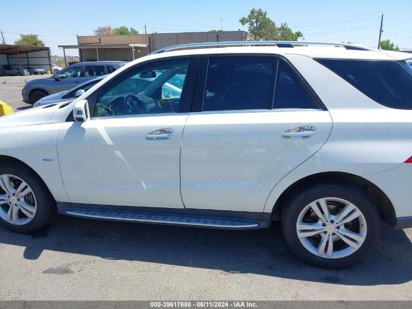 2012 Mercedes-Benz Ml 350 4Matic VIN: 4JGDA5HB0CA092495 Lot: 39617888