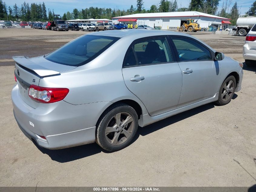 2013 Toyota Corolla S VIN: 2T1BU4EE6DC003666 Lot: 39617896