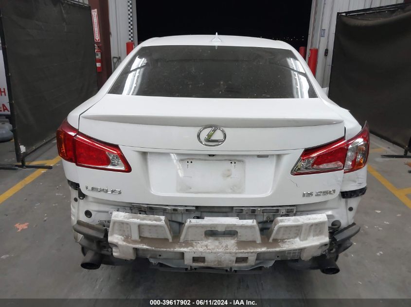 2009 Lexus Is 250 VIN: JTHBK262495106005 Lot: 39617902