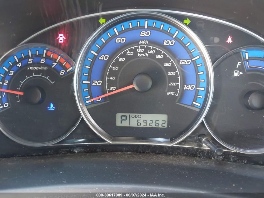 2009 Subaru Forester 2.5X VIN: JF2SH61649H778499 Lot: 39617909