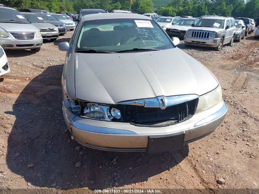 2000 Lincoln Continental VIN: 1LNHM97V2YY839850 Lot: 39617931