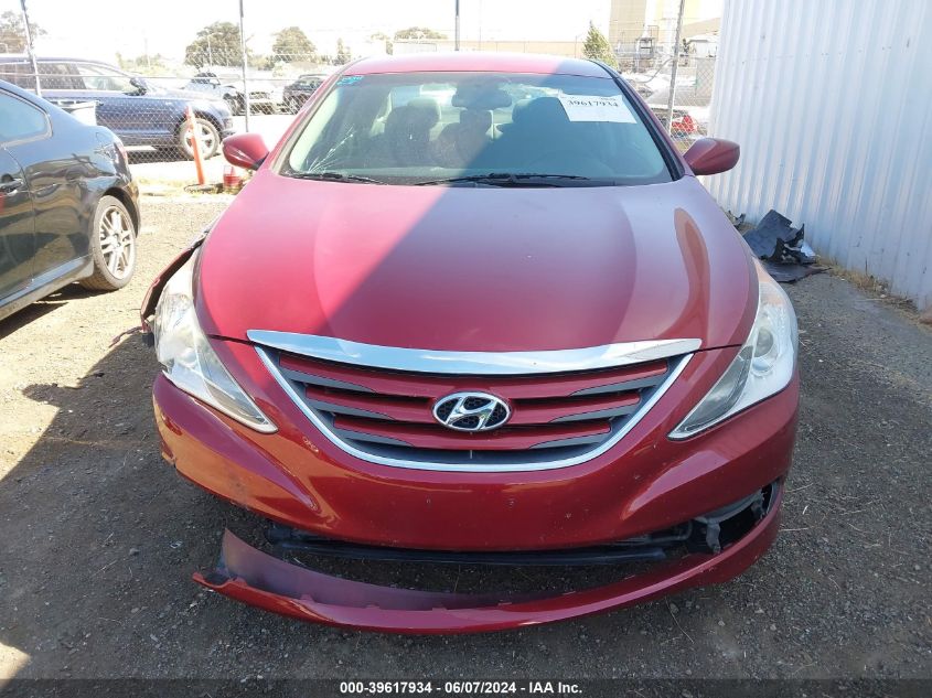 2014 Hyundai Sonata Gls VIN: 5NPEB4AC1EH818931 Lot: 39617934