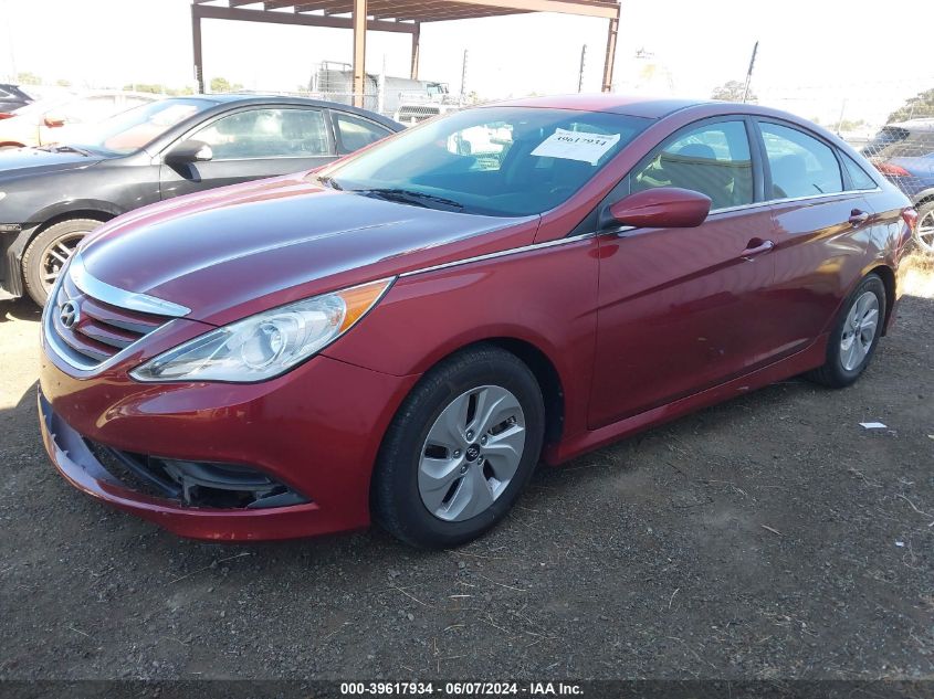 2014 HYUNDAI SONATA GLS - 5NPEB4AC1EH818931