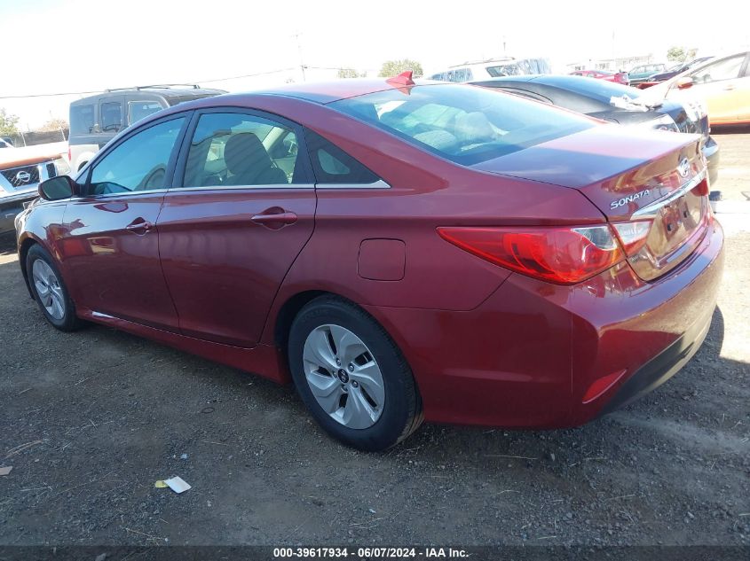 2014 Hyundai Sonata Gls VIN: 5NPEB4AC1EH818931 Lot: 39617934