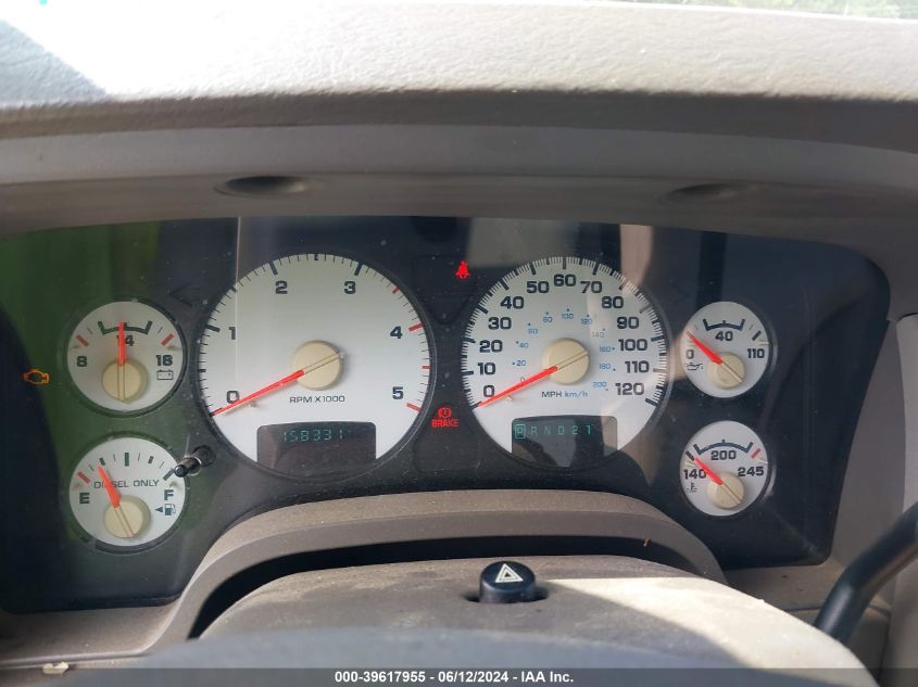 2005 Dodge Ram 2500 Slt/Laramie VIN: 3D7KS28C55G768577 Lot: 39617955