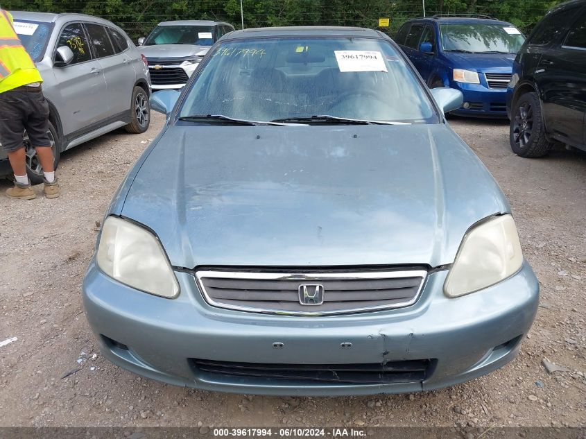 1999 Honda Civic Ex VIN: 1HGEJ8646XL019402 Lot: 39617994