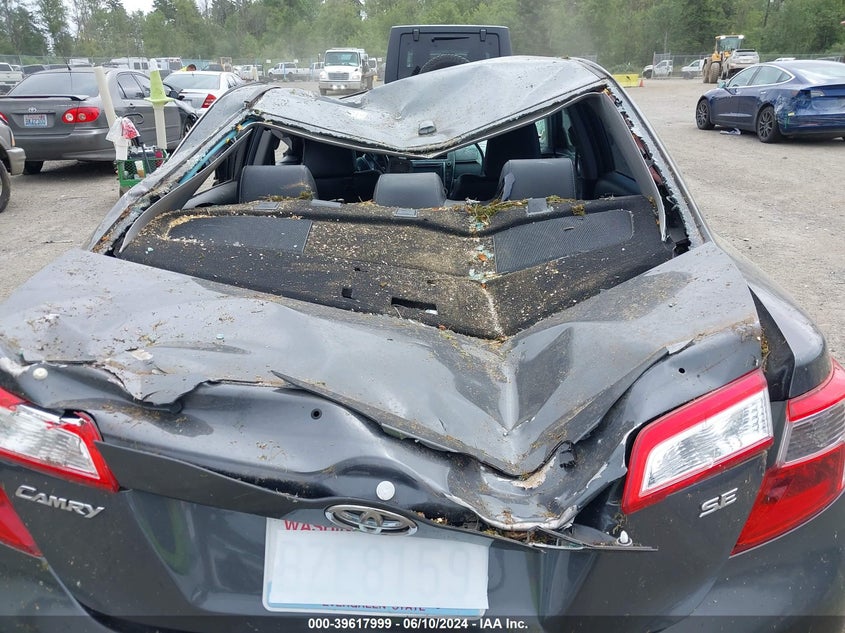 2012 Toyota Camry Se VIN: 4T1BF1FK7CU077561 Lot: 39617999