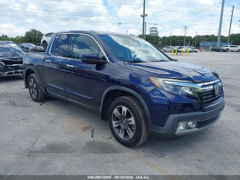 2019 Honda Ridgeline Rtl-E VIN: 5FPYK3F72KB033127 Lot: 39618000