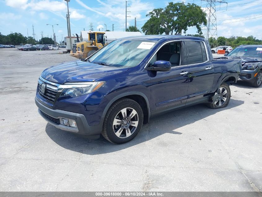 2019 Honda Ridgeline Rtl-E VIN: 5FPYK3F72KB033127 Lot: 39618000