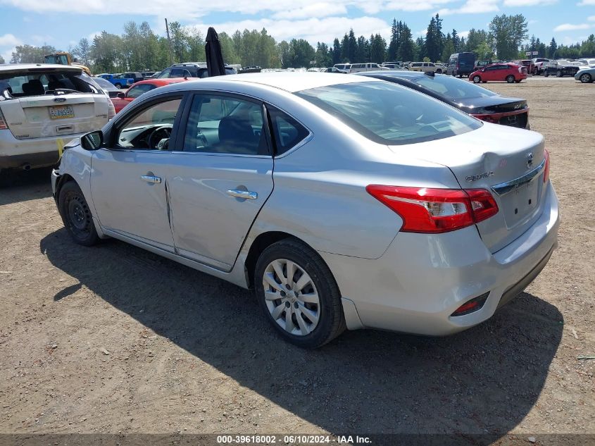 2019 Nissan Sentra S VIN: 3N1AB7AP2KY445533 Lot: 39618002