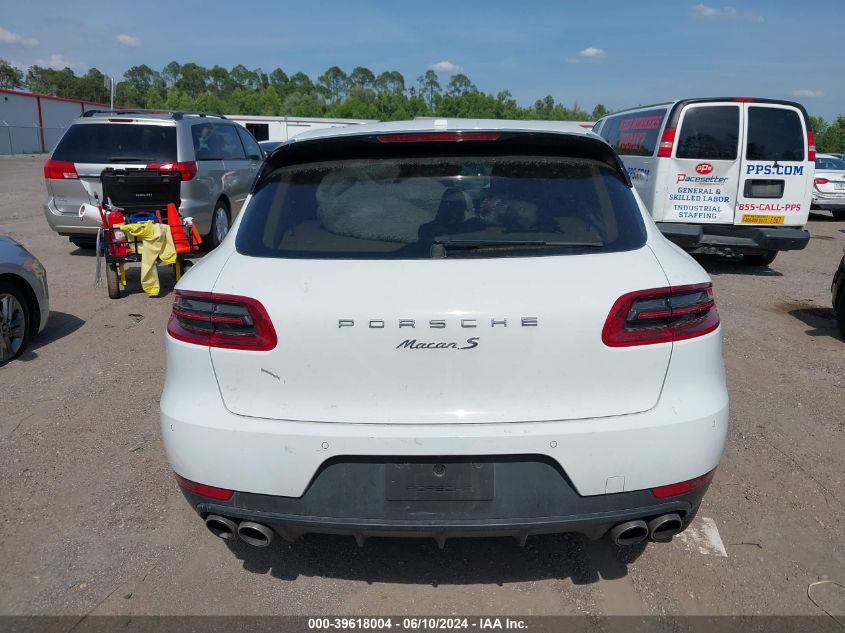 2015 Porsche Macan S VIN: WP1AB2A50FLB52287 Lot: 39618004