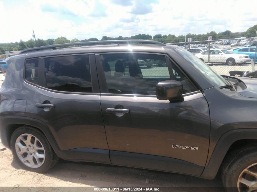 2017 Jeep Renegade Latitude Fwd VIN: ZACCJABB2HPG52221 Lot: 39618011